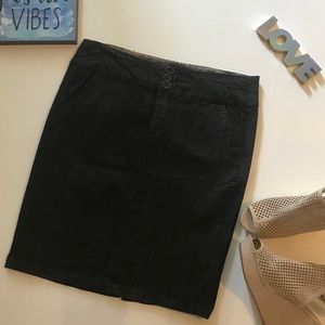 Denim Pencil Skirt